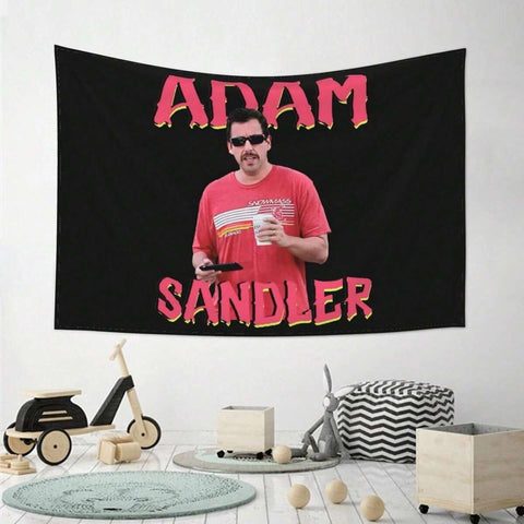 Adam Sandler Tapestry Wall Hanging - Iconic Comedy Actor, Horizontal Wall Suitable For Bedroom, Living Room, Dorm Decor Gift 60x40in, 51x60 Inchtapestry For Bedroom Deocr,Home Deocr Living Room,House Deocr,Wall Deocr,Flags,For Teen Girls And Boys Roo